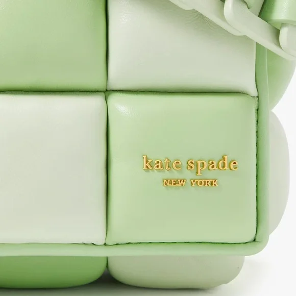 ♠️Kate Spade Boxxy Colorblocked East-West Crossbody Bag, Serene Green Multi